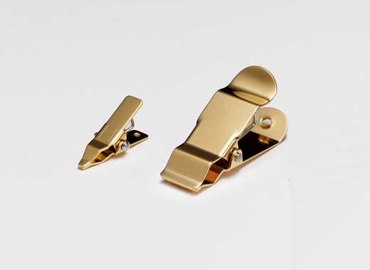 金めっきクリップ