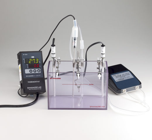 【生産終了】 B-89-CE-02T-PV-T 2L実験用水槽 PVC2000セット